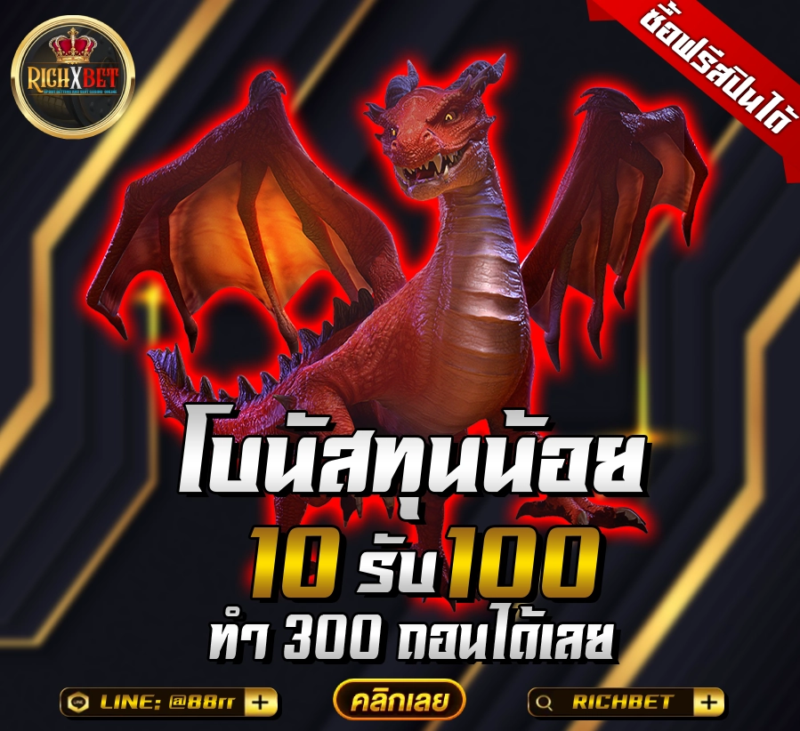 10รับ100สมาชิกใหม่ถอนได้จริง richxgame